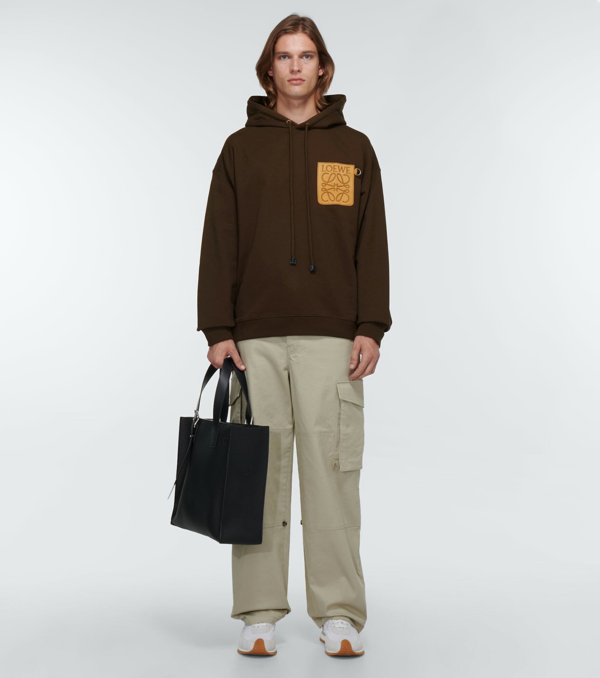 【関税&送料込】Loewe Hoodie Anagram Loewe - Anagram embroidered cotton hoodie Loewe
