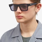 Prada Eyewear Men's PR 19WS Symbole Sunglasses in Black/Blue
