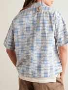 Visvim - Crosby Convertible-Collar Cotton and Linen-Blend Shirt - Neutrals