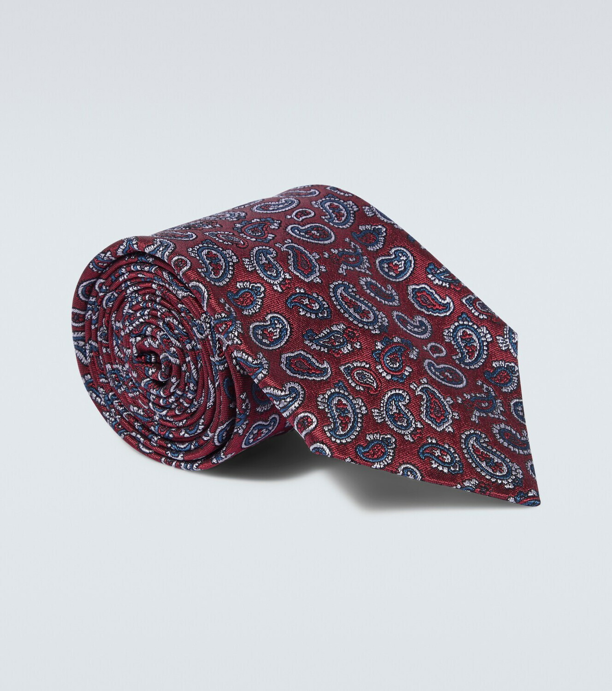 Etro Paisley silk twill jacquard tie