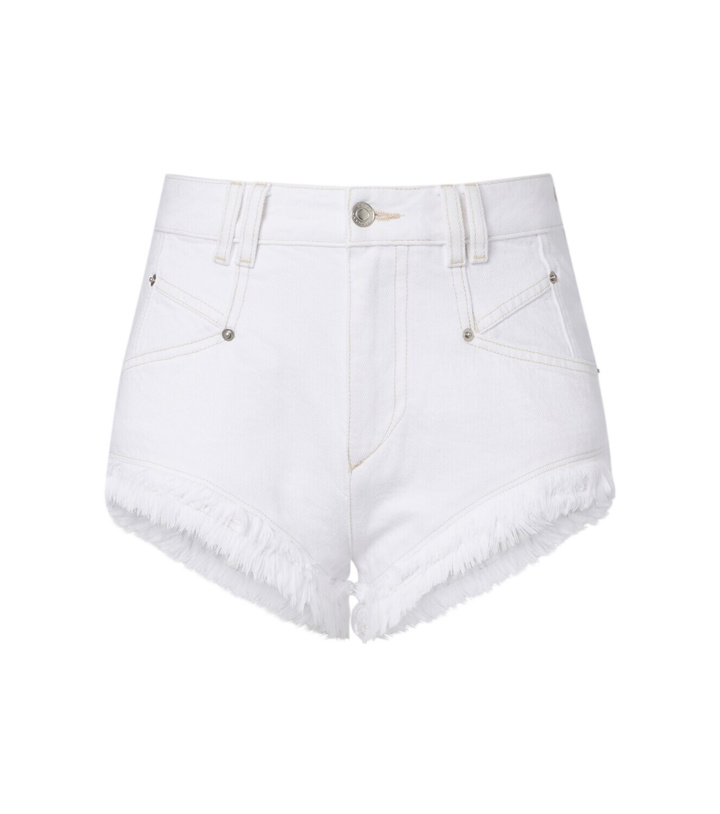 Photo: Isabel Marant Eneidala denim shorts
