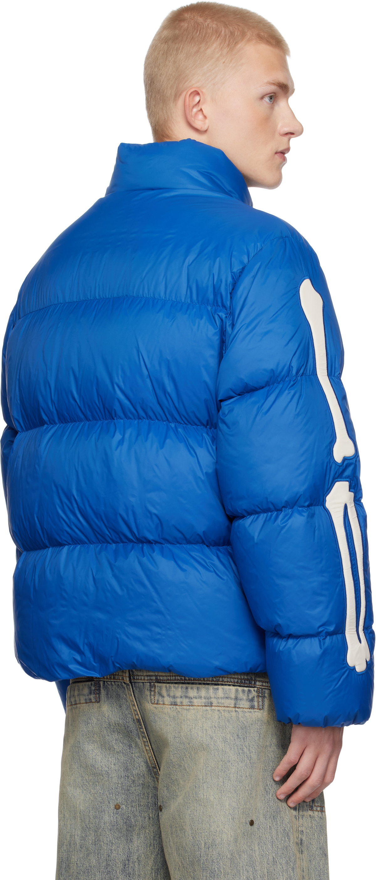 AMIRI Blue Bones Down Jacket Amiri