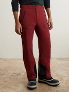 Aztech Mountain - Pyramid Straight-Leg Padded Shell Ski Pants - Burgundy