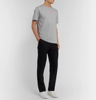 Mr P. - MR PORTER Health In Mind Printed Mélange Cotton-Jersey T-Shirt - Gray