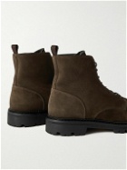 Mr P. - Jacques Suede Lace-Up Boots - Green