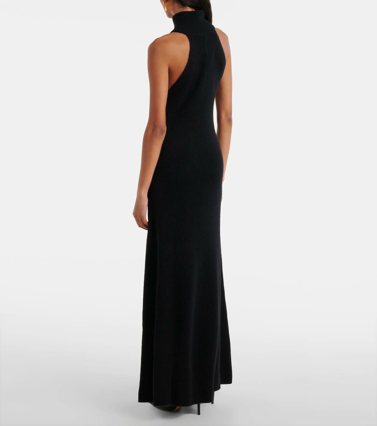 Lisa Yang Amannda ribbed-knit cashmere maxi dress