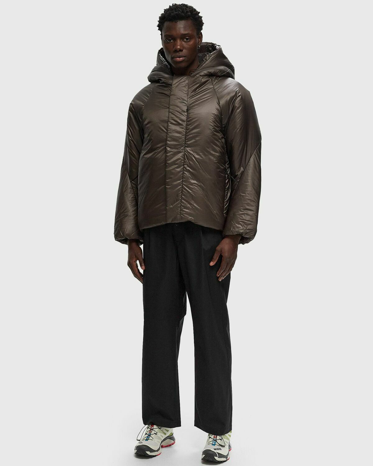 Goldwin Cloud Helicoid Parka Brown Down & Puffer Jackets