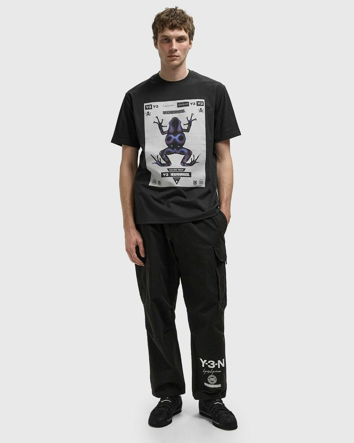 Y-3 X NEIGHBORHOOD GFX TEE Black Mens Shortsleefe Y-3