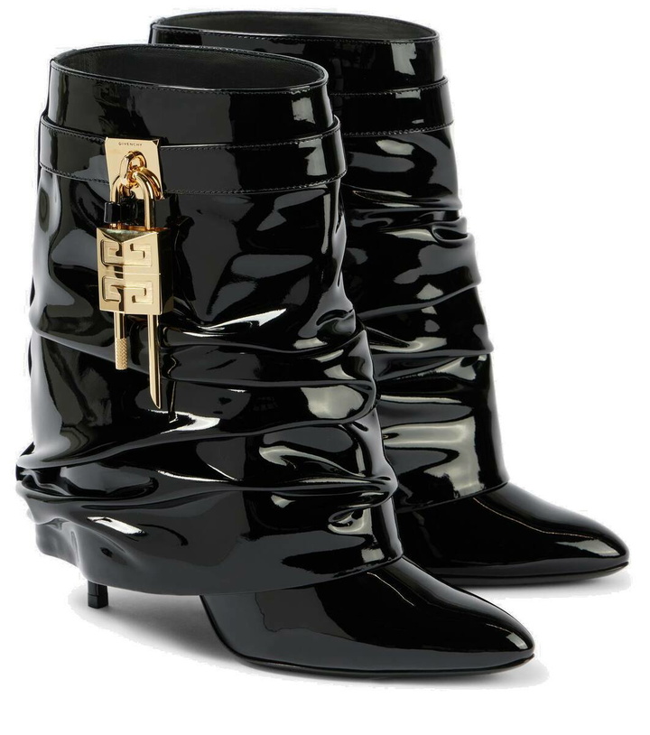 Givenchy - G leather clog ankle boots Givenchy
