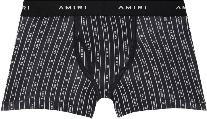 Photo: AMIRI Black Vertical Amiri Boxers