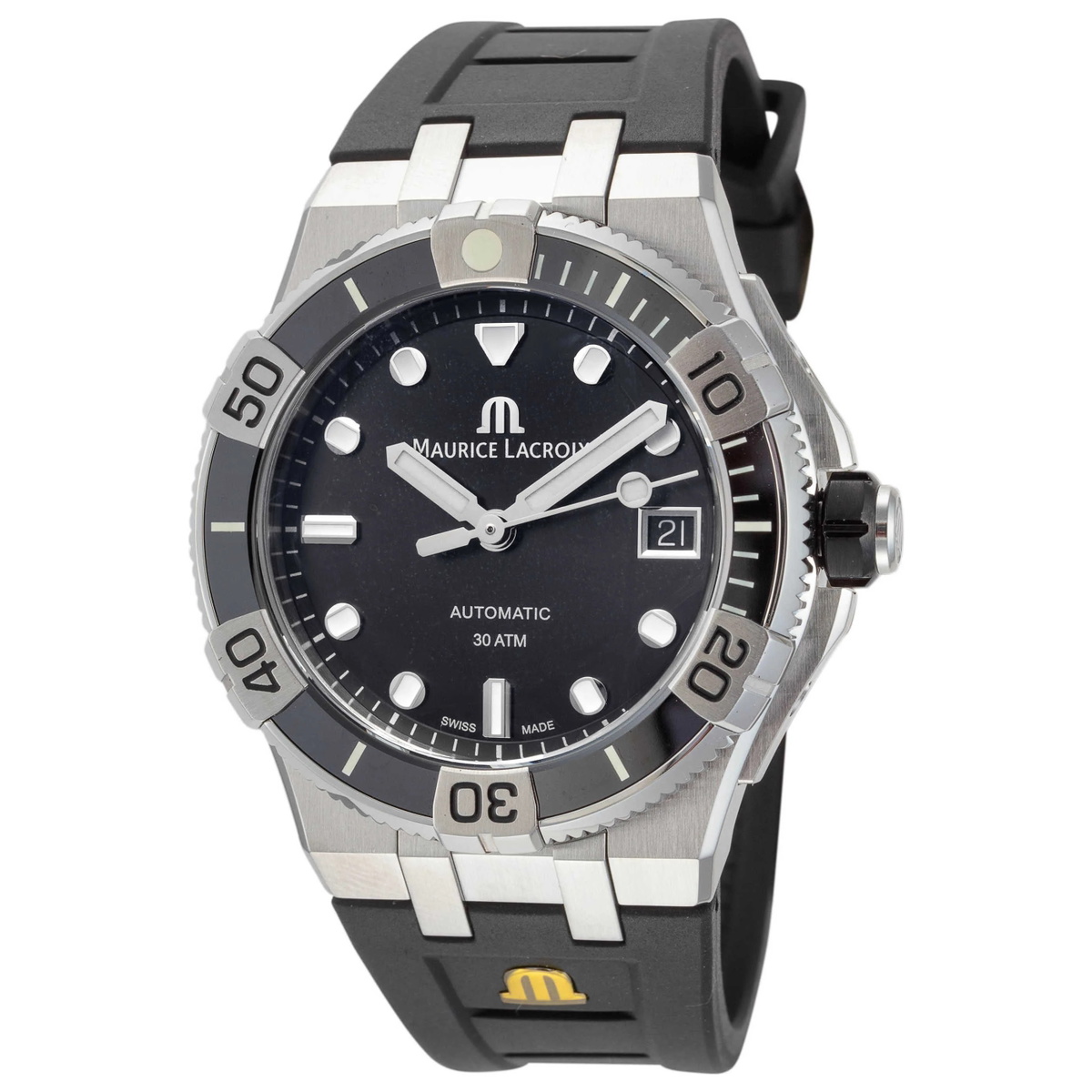Maurice Lacroix Aikon Automatic Black Dial Mens Watch AI6057-SSL20-330-2