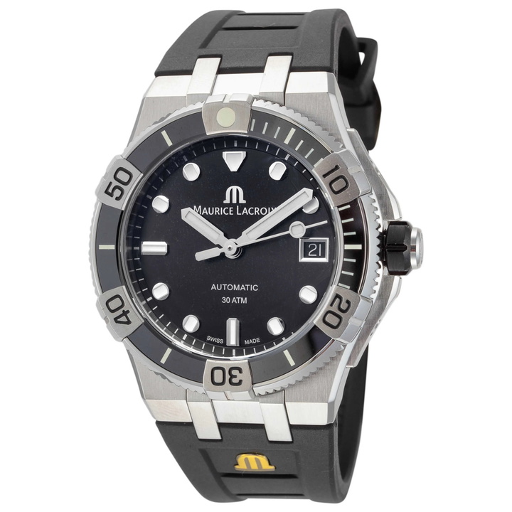 Photo: Maurice Lacroix Aikon Automatic Black Dial Mens Watch AI6057-SSL20-330-2