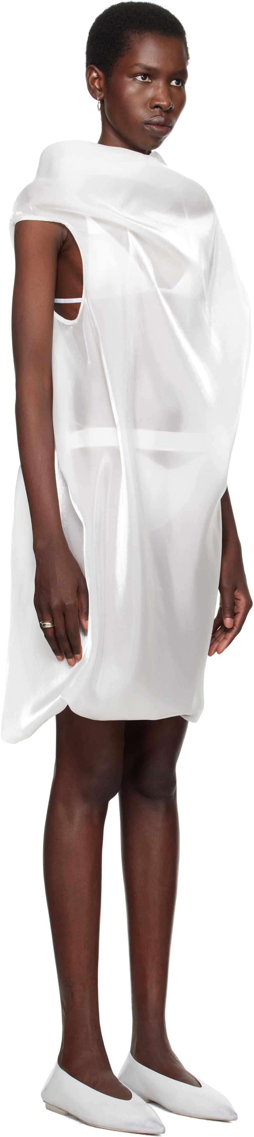 ISSEY MIYAKE SSENSE Exclusive Bridal Capsule Eau Minidress