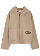 Honor The Gift Logo Cotton-canvas Jacket Tan