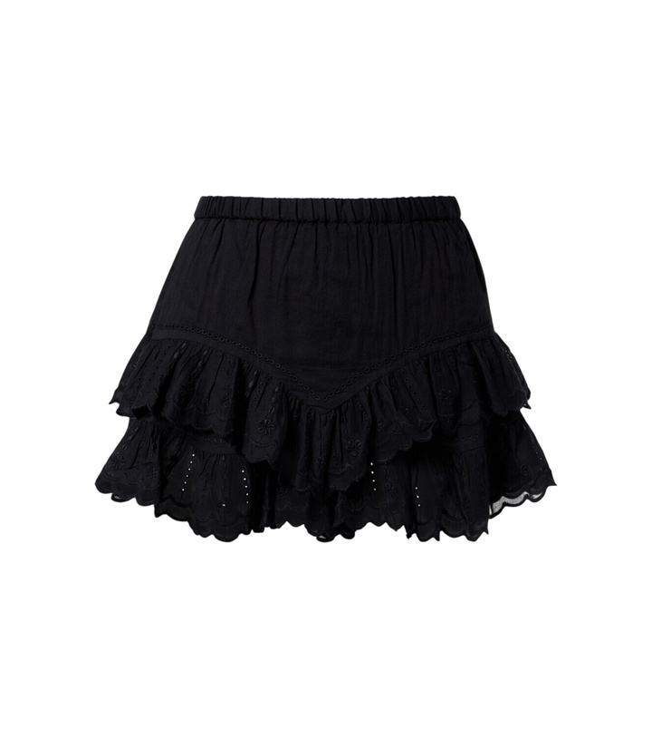 Photo: Marant Etoile Jocadia broderie anglaise cotton shorts
