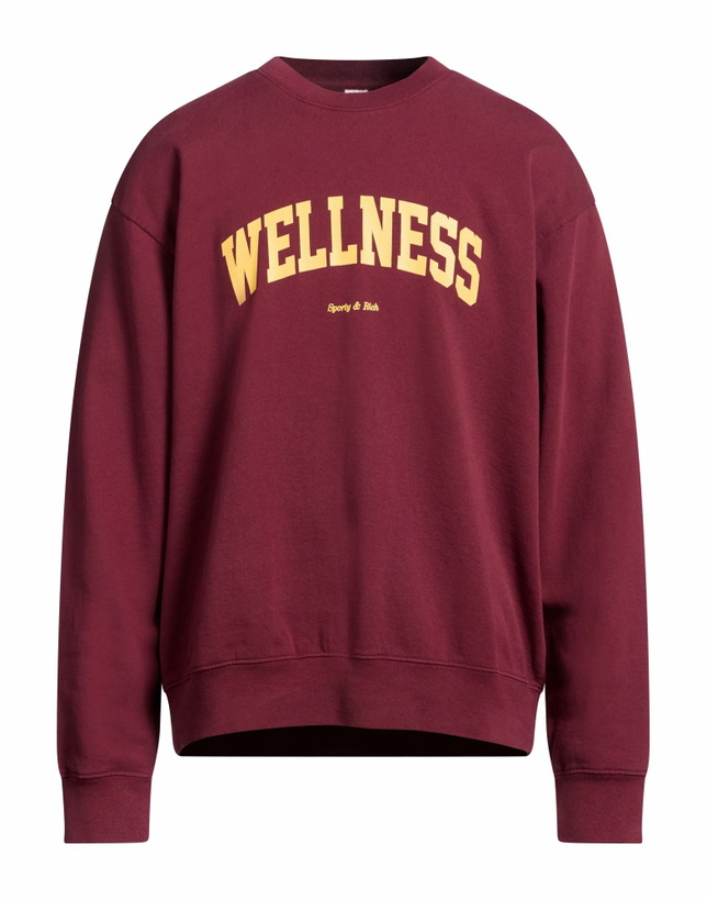 Photo: Sporty & Rich Mens Sweatshirt Burgundy