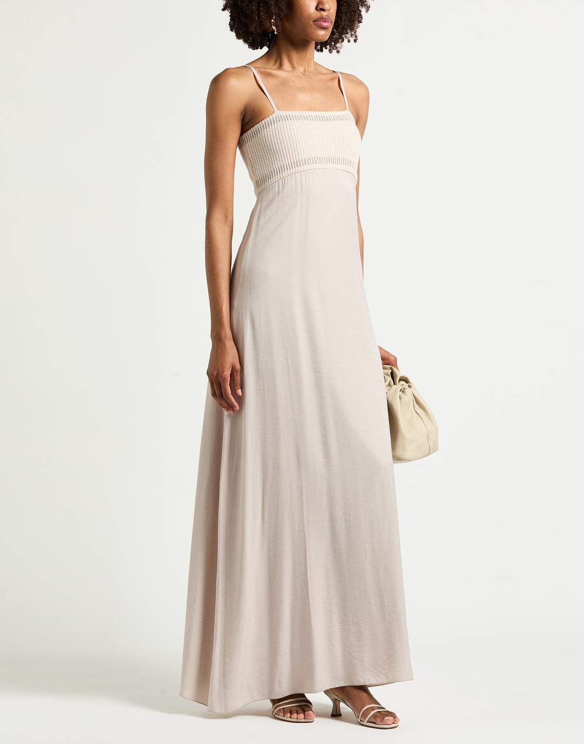 Peserico Womens Maxi dress Taupe