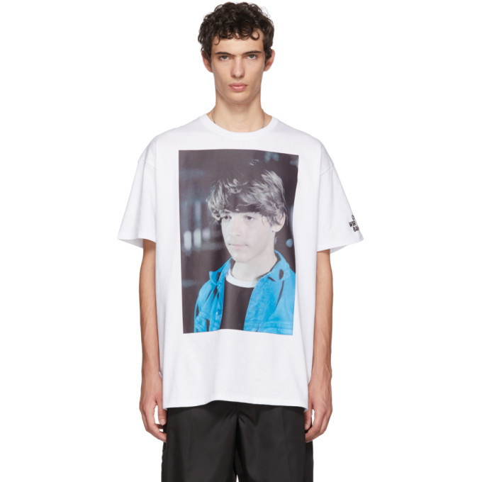 Photo: Raf Simons White Christiane F. Detlef T-Shirt