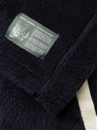 Reese Cooper® - Shell-Panelled Sherpa Fleece Jacket - Blue