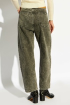 MM6 Maison Margiela Logo Patch Wide-leg Jeans