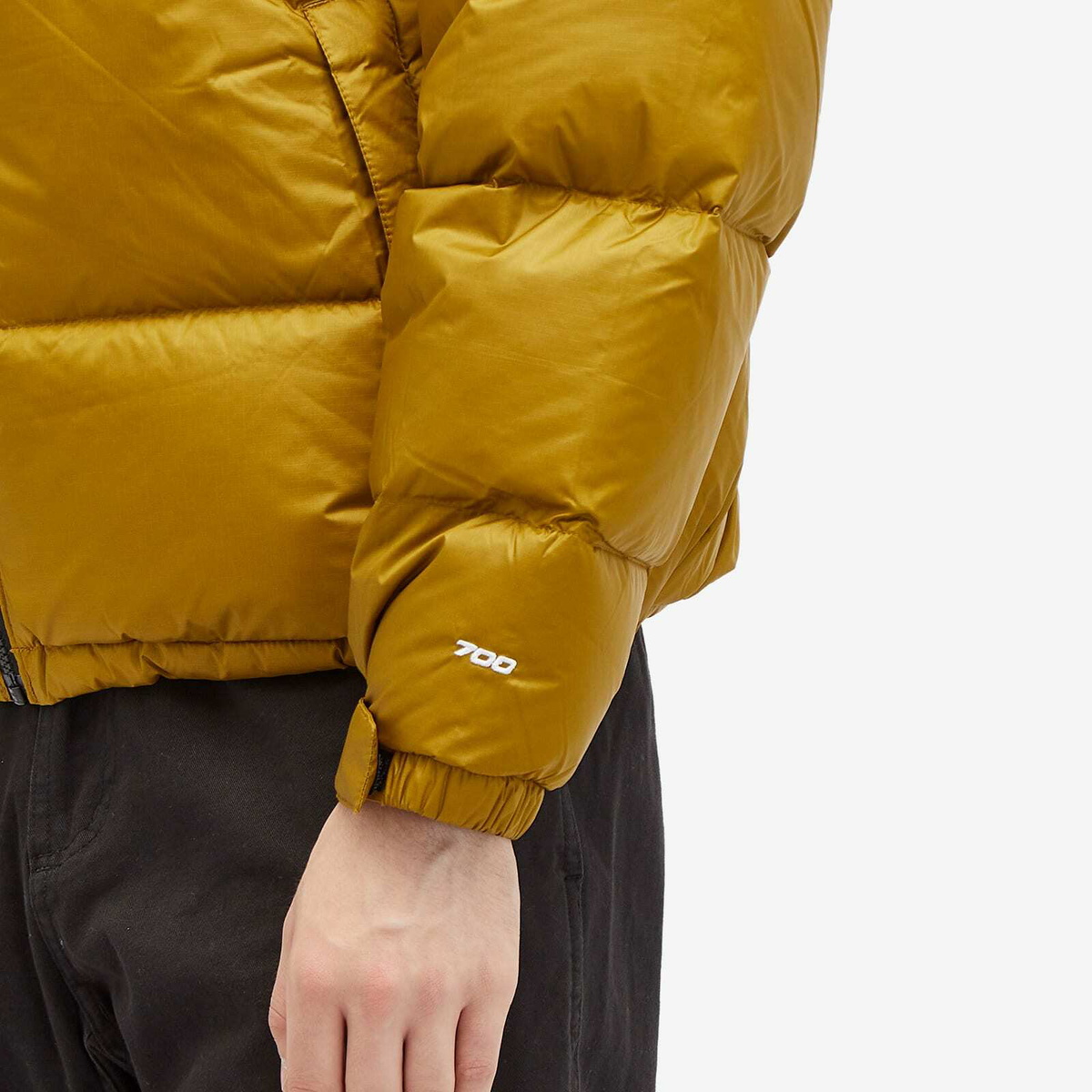 the north face nuptse jacket yellow