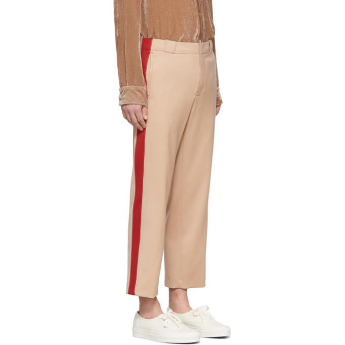 Sies Marjan Tan Orion Striped Trousers