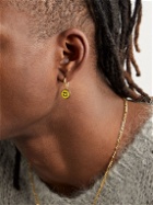 Maria Black - Marco Tyra Happy Gold-Plated and Resin Single Hoop Earring