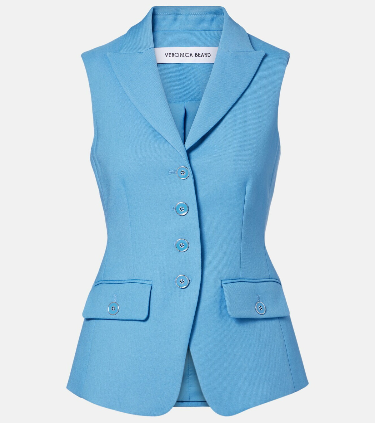 Veronica Beard Benny single-breasted vest