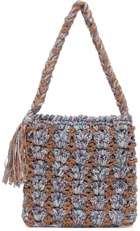 Marco Rambaldi Multicolor Crochet Shoulder Bag