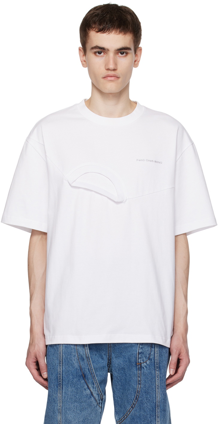 Feng Chen Wang White Layered T-Shirt Feng Chen Wang