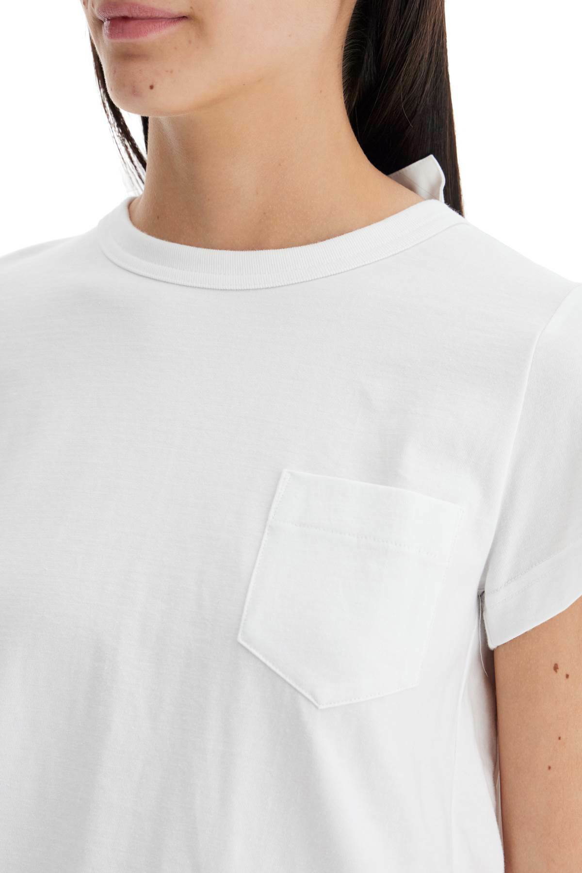 Tシャツ・カットソー SACAI Cotton t-shirt with logo on the back Bianco m_6807a947bdcb04f0cde1129a.jpeg
