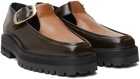 Ernest W. Baker Brown Platform Monkstraps