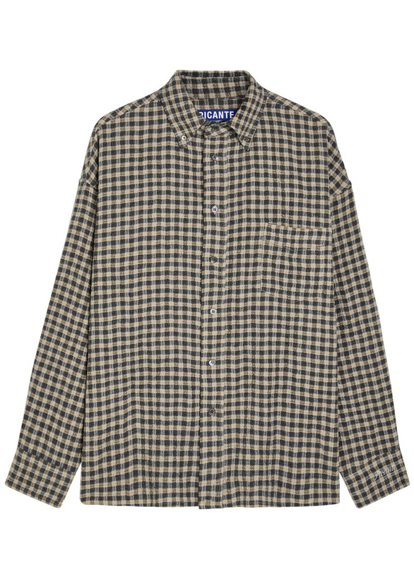 Photo: Picante Rocco Checked Shirt Off White