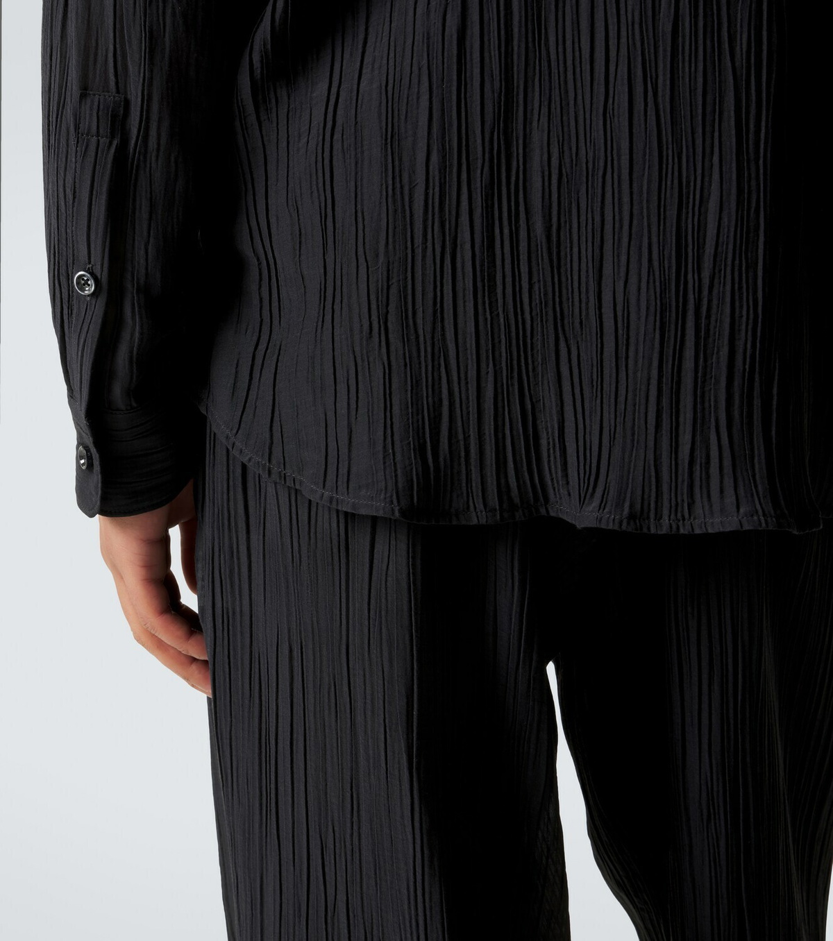 Umit Benan Bruce linen and cotton shirt