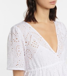 Heidi Klein Broderie anglaise cotton midi dress