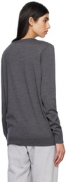 WARDROBE.NYC Gray Crewneck Sweater