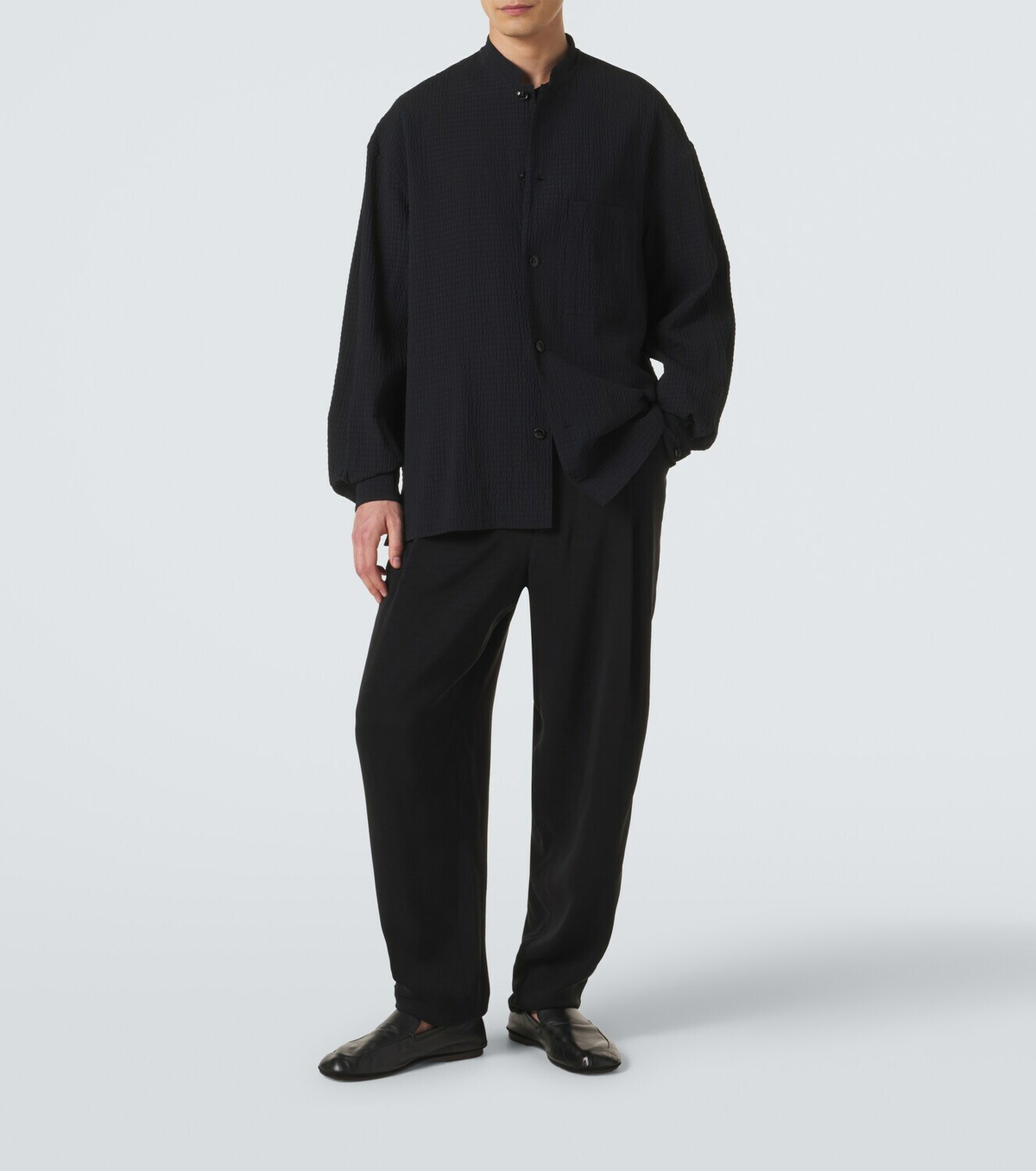 Giorgio Armani Pleated tapered pants