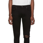 Amiri Black Broken Jeans