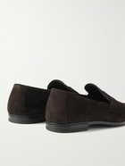 TOM FORD - Suede Loafers - Brown