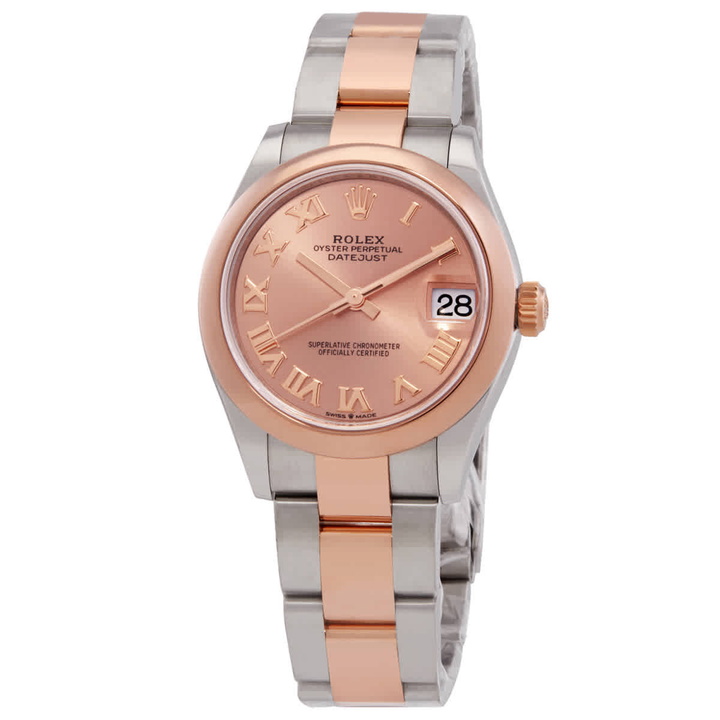 Photo: Rolex Datejust 31 Rose Dial Automatic Ladiess Steel and 18kt Everose Gold Oyster Watch 278241PRO