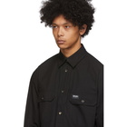 Kenzo Black Workwear Overshirt Jacket