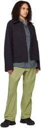 paria /FARZANEH Blue & Yellow Pencilcase Shirt