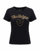 True Religion Womens T-shirt in Black