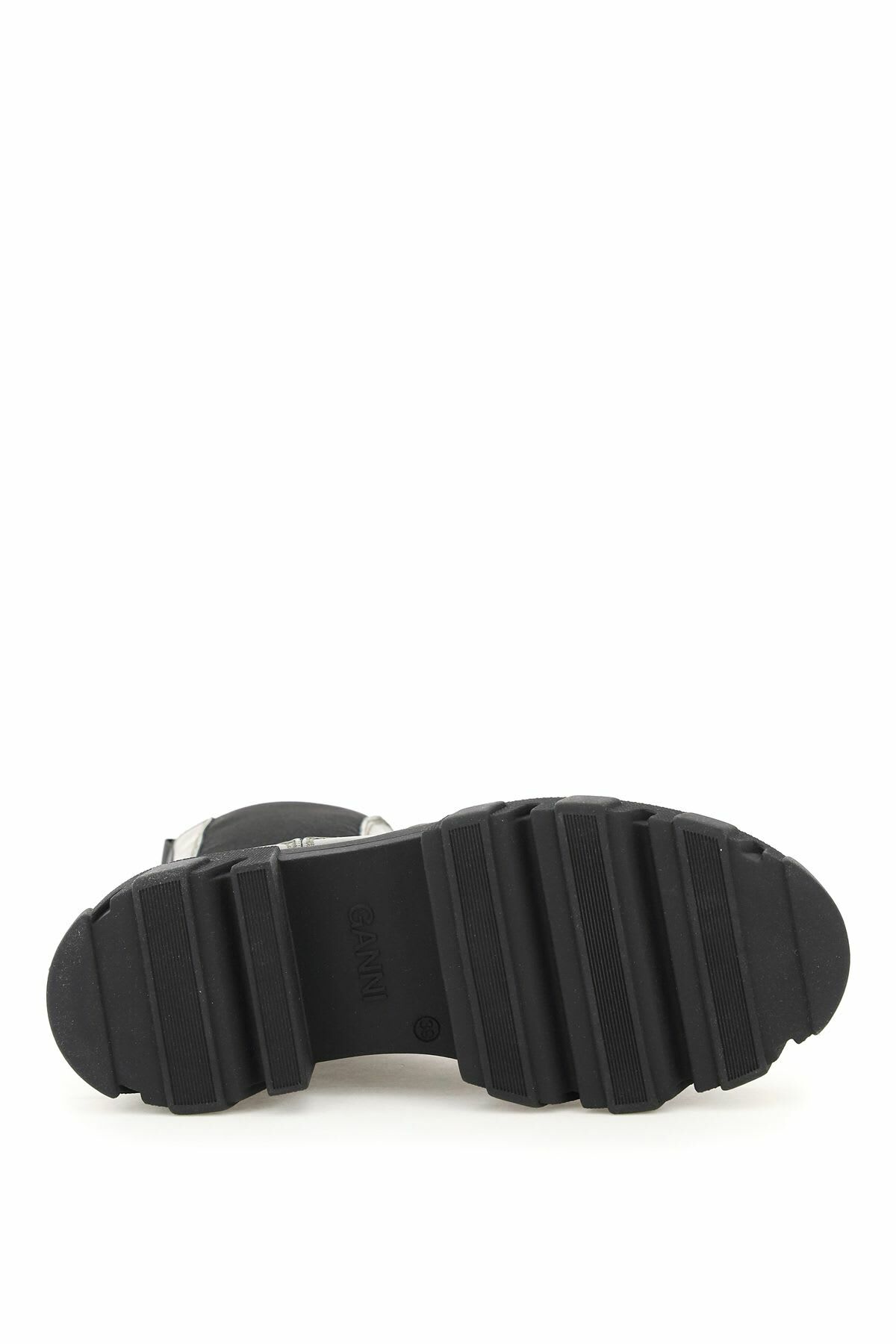Ganni Leather Mid Chelsea Boots