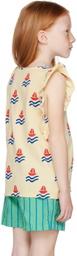 Bonmot Organic Kids Yellow Boats Tank Top