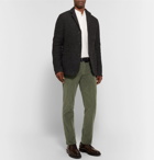 Boglioli - Slim-Fit Stretch-Cotton Corduroy Trousers - Men - Sage green