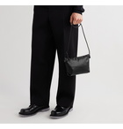 Bottega Veneta - Leather Messenger Bag - Black