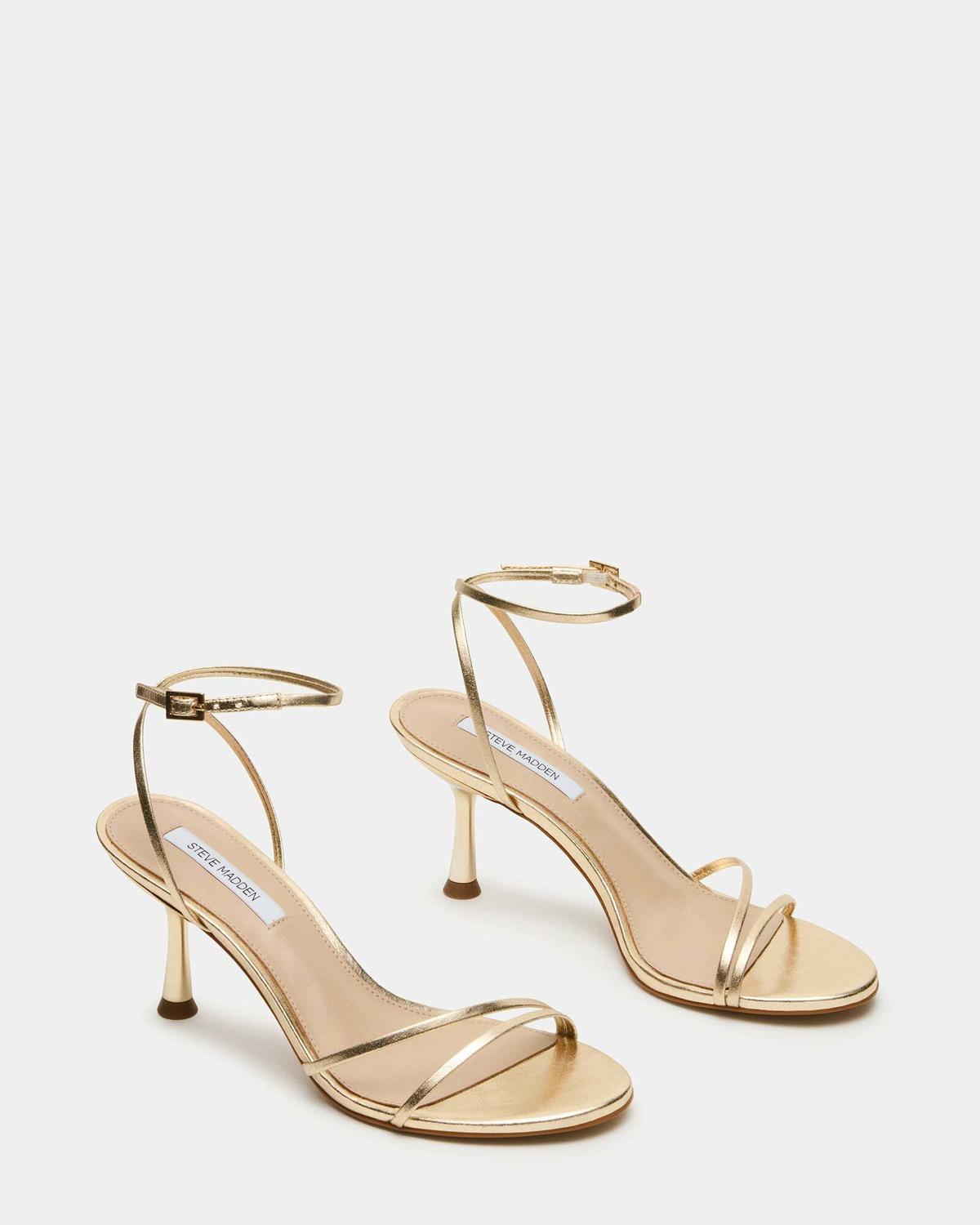 Steve Madden Eras Heels in Gold