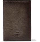 Berluti - Textured-Leather Cardholder - Brown