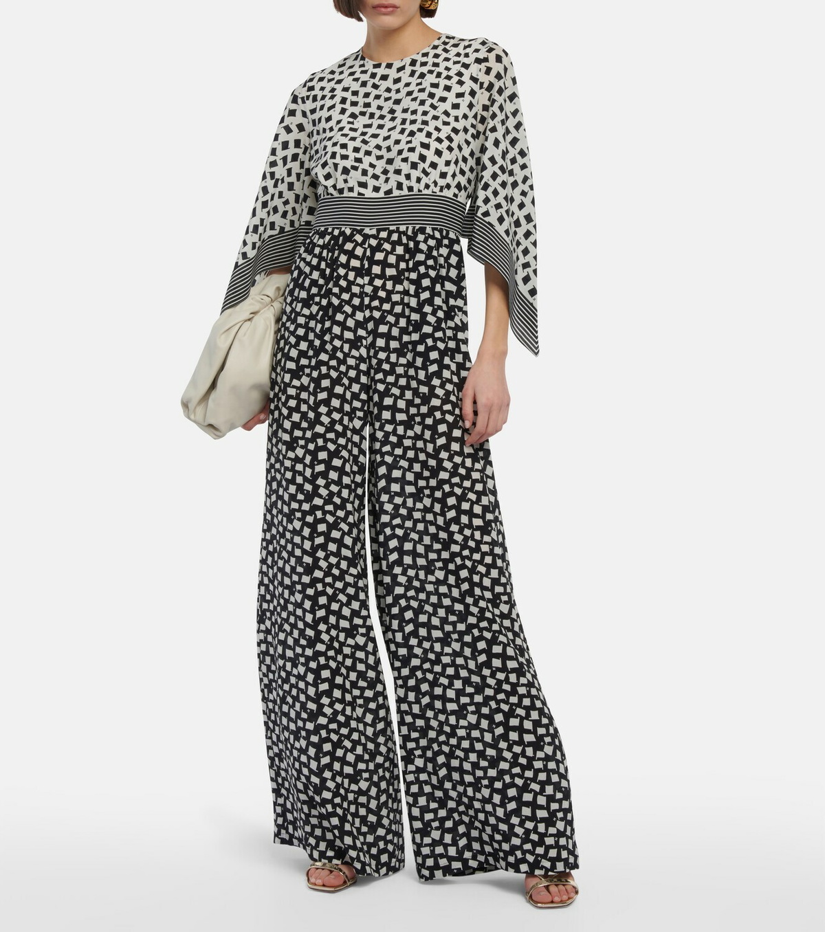 Max Mara - Printed wide-leg silk jumpsuit Max Mara